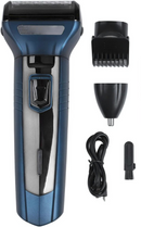 Recortadora 3 en 1 para Barba, Pelo de Nariz y Contornos