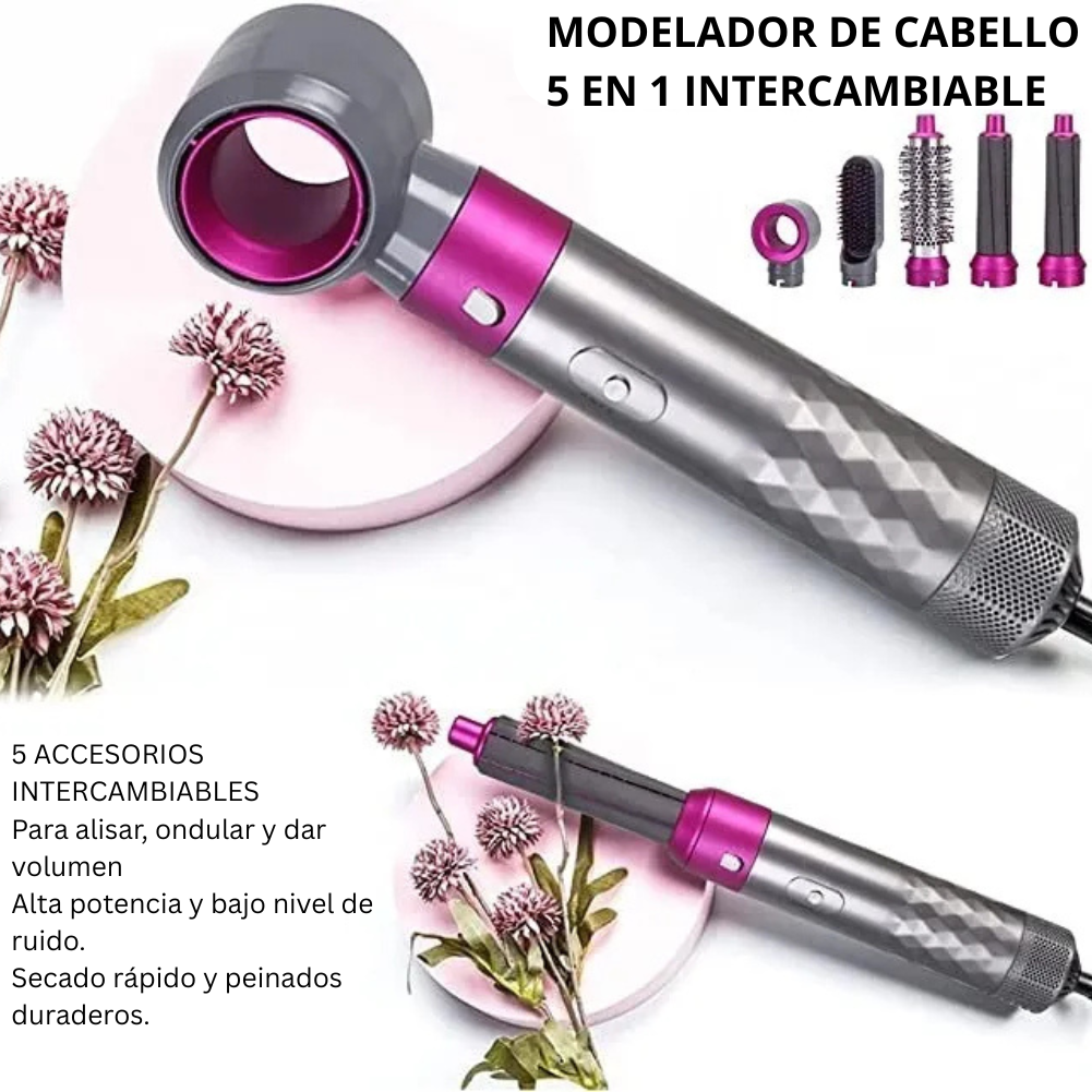 Modelador de Cabello 5 en 1